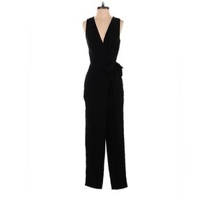 DVF Black Crepe Jumpsuit
